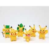Set Pokemon 6 Pikachu Coleccionables  Distintos 