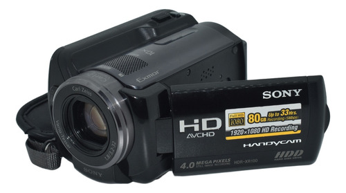 Videocamara Sony Handycam Hdr- Xr100  Con Disco Duro De 80gb