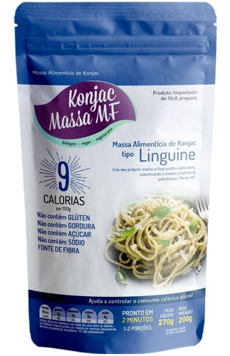 Macarrão Konjac Massa Linguine Shirataki 270g 9 Calorias