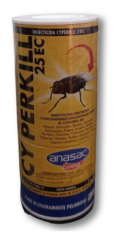 Cyperkill 25ec Anasac 50cc Insecticida