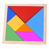 Tangram De Madera Juego Material Didáctico Rompecabezas