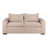 Sofá Neo 3 Cuerpos Felpa Beige / Muebles América