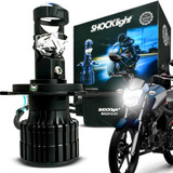 Lâmpada Farol Moto Ultra Led Nano Elíptico 5000l 6500k H4