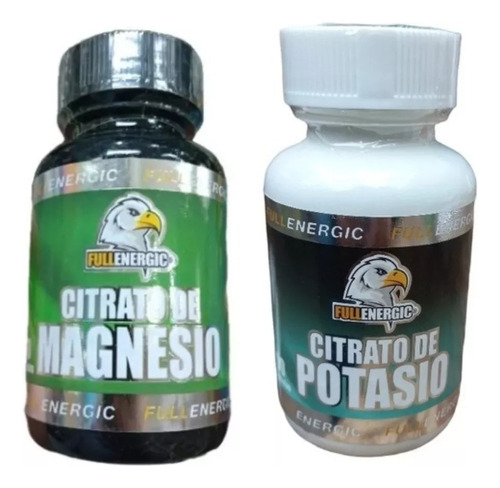 Citrato De Magnesio Y Citrato De Potasio 90 Capsulas 