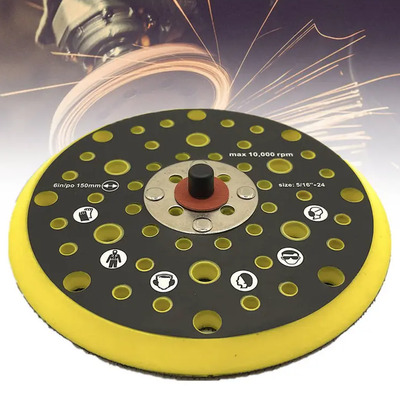 Disco 150mm 52 Furos Para Lixadeira Mirka Ceros Deros