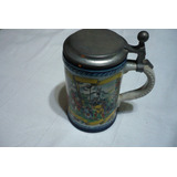 Choop Tankard Aleman Con Tapa De Peltre