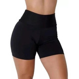 Short Legging Suplex Liso Academia Crossfit Corrida Cós Alto