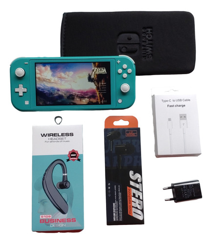 Nintendo Switch Lite Con Varios Accesorios Y Extras