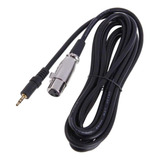 Cable De Auriculares Xlr A Trs Mic Audio De 3,5 Mm, 300 Cm