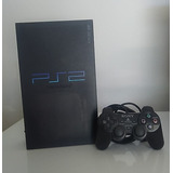 Playstation 2 Fat Bloqueado Midnight Black Japonês 50000 Bivolt 110/220v