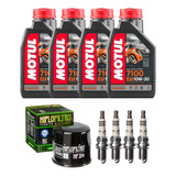 Kit Afinación Honda Cbr 600rr Cbr 1000rr Motul 7100 10w30