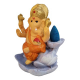 Quemador De Incienso Ganesh De Cono Y Efecto De Cascada