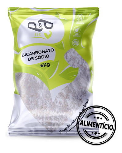 Bicarbonato De Sódio Alimentício Original 6kg - P&p