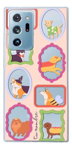 Funda Para Galaxy Para Mujer Perritos Cuadros Con Nombre