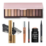 Kit De Maquillaje Natura Una Maxxi Palette Combo 12 Producto