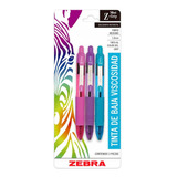 Bolígrafo Zebra 18 Piezas (6 Blister C/3pz C/u) Mini Grip