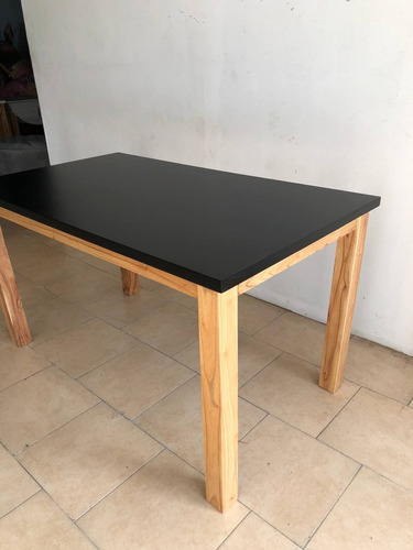 Mesa Fija Madera Maciza De Paraiso 140x80