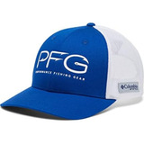 Columbia Pfg - Gorra De Malla Vivid Blue/gingham Fish