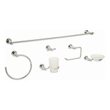 Foset Element Ela-7000, Juego De Accesorios Para Baño, 6