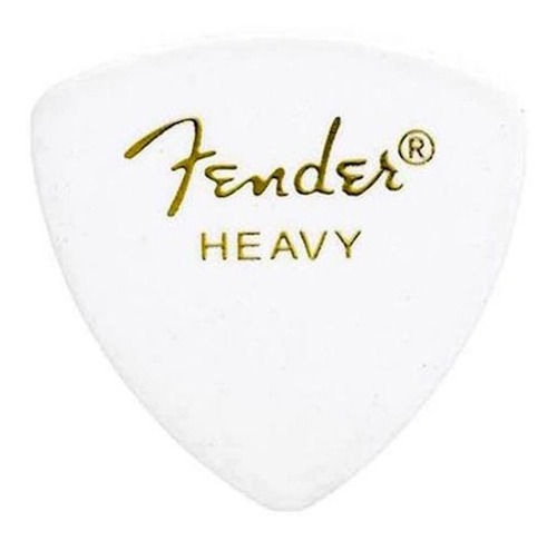 Uñeta Fender Heavy 346 Blanco