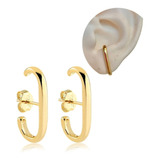 Promoção Brinco Ear Hook Folheado A Ouro Semijoia Lindo 