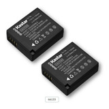 (2) Baterias Mod. 66133 Para Panas0nic Lumix Dmc-tx1