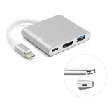 Adaptador Hdmi 4k 3.0 Mhl Dex Para S8 S9 S10 Note 8 9 10 Compatível Com Macbook