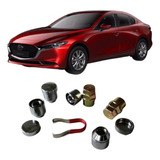 Birlos De Seguridad Ocultos Mazda 3 Sedan 2019-2021 2 Llaves