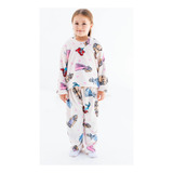 Pijama Para Niña Disney Princesas Polar Calientita Invernal