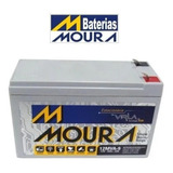 Bateria Moura Vrla Selada 12v 7ah Alarme Nobreak. Com Nf
