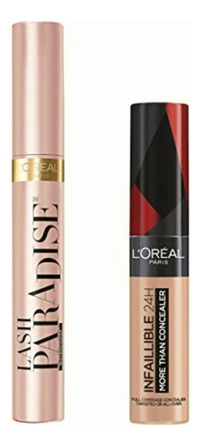 L'oréal Paris Kit Mascara Lash Paradise Waterproof + Color Multicolor