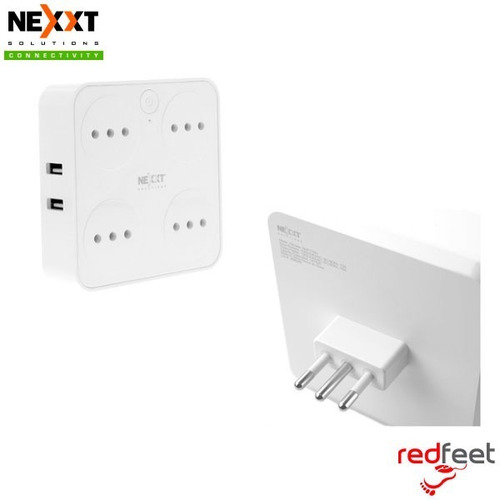 Regleta (zapatilla) Inteligente Wi-fi 220v 4 Tomas 4 Usb Voz