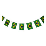 Varal De Bandeiras Do Brasil - 4 Metros