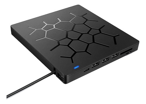 Unidad Externa De Cd/dvd Usb 3.0 -c 6 En 1, Reproductor De D