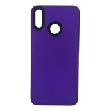 Funda Estuche Rígido Antigolpes Para Huawei Y9 2019 Morado