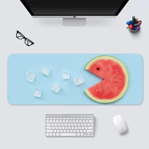 Mouse Pad Xl Gamer Ofina Home Ofice 80x30cm Deco Diseño Impreso Sandía