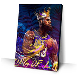 Quadro Canvas Premium 80x60cm Lebron James 07