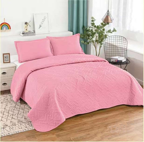 Cubrecama De Verano Quilt Cobertor Unicolor  King