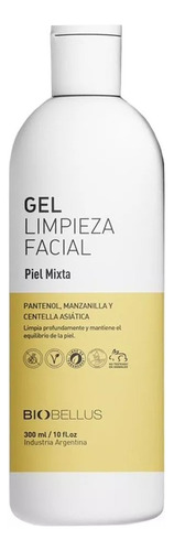 Gel Limpieza Facial Piel Mixta Vegan 300ml Biobellus