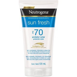 Protetor Solar Neutrogena  Fps 70 Sun Fresh  120ml