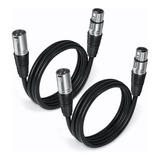 Cable Xlr Balanceado De , Juego De 2 Partes