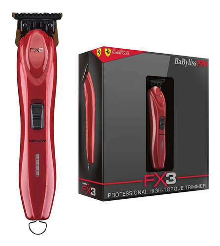 Patillera Fx3 Trimmer Red Profesional Babyliss Pro Barber