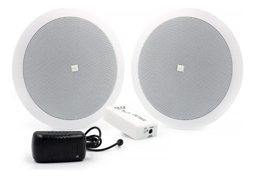 Kit Caixas De Embutir Sistema Som Ambiente Bluetooth Jbl 50w