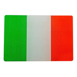Emblema Adesivo Bandeira Itália Resinado 