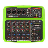 Consola Pasiva Con Interfaz Usb Novik Nvk I08bt Verde