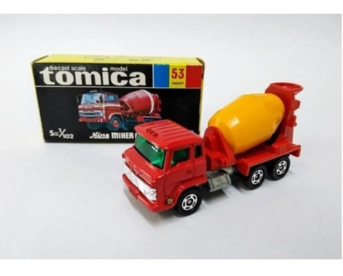 Camion Tomica Mixer N° 53 Caja Original Japan