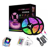 Cinta Led Rgb Flexible 5 Metros Con Control Remoto