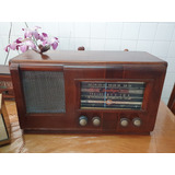 Rádio Antigo A Válvula Década De 50 Funcionando