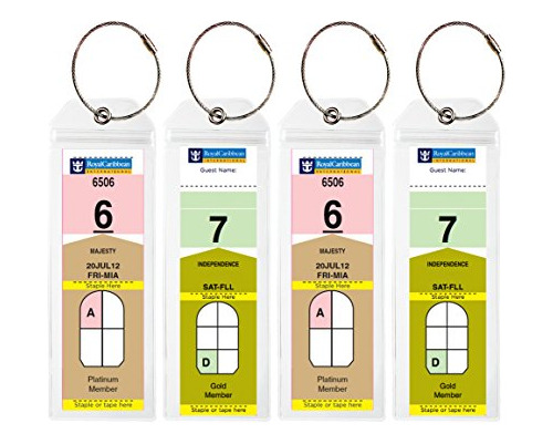 Cruise Tags - Soporte Estrecho Para Equipaje De Crucero Con 