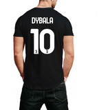 Remeras Juve Algodón Fan 10 Dybala 9 Morata 22 Chiesa Etc